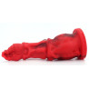 MONSTERED Gode Sklirt 21 x 7cm Rouge